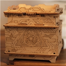 EscapeWelt Wooden Puzzle Orbital Box
