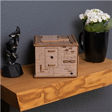 EscapeWelt 3D Wooden Mechanical Puzzle: Space Capsule
