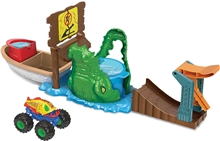 Mattel Hot Wheels Monster Trucks: Color Shifters - Swamp Chomp Playset	