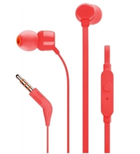 JBL Tune 160 Tune In-Ear Headphone with Pure Bass Sound - Red