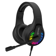 A4Tech Bloody G230P, headset with microphone, volume control, black, gaming headset, 3.5 mm jack + USB