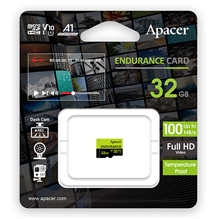 Apacer paměťová karta Endurance, 32GB, micro SDHC, AP32GEDM0D05-R, UHS-I U3 (Class 10), V30, A1