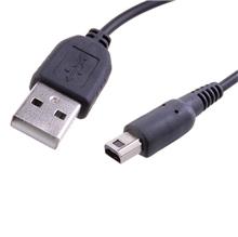 Avacom USB kabel (2.0), USB A samec - Nintendo 3DS samec, 1.2m, kulatý, černý