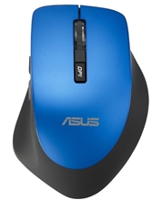 ASUS WT425, optical mouse, wireless, blue