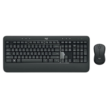 Logitech MK540, sada klávesnice s bezdrátovou optickou myší, AA, US, multimediální, nano přijímač s technologií Logitech Unifying