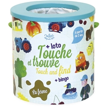 Vilac wooden game Touch and Find Farm
