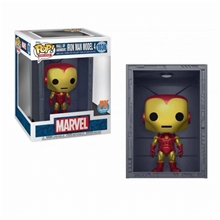 Funko Pop! Deluxe: Marvel Hall of Armor: Iron Man Model 4 (Metallic) (PX Previews Exclusive) #1036 Bobble-Head Vinyl Figure