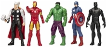 Hasbro Marvel Avengers: Beyond Earth's Mightiest - Thor / Iron Man / Hulk / Captain America / Black Panther Action Figure Set (5 Pack) (F8677)