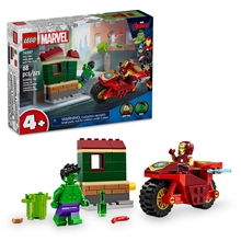 LEGO® Marvel 76287: Iron Man with Bike and The Hulk