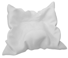 3D Pillow Stand for DualSense Controller - White