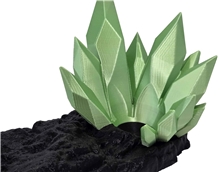 3D Crystal Stand for Videogame Controller - Green