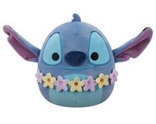Squishmallows - 20 cm Plush - Disney: Stitch Wearing Lei