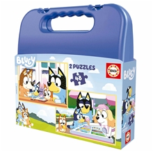 Puzzle Suitcase 2x48 - Bluey