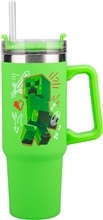 Minecraft - Green Steve & Creeper 900ml Multiway Travel Cup with Straw
