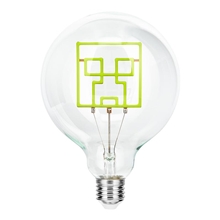 Minecraft Creeper LED Neon Bulb
