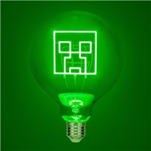 Minecraft Creeper LED Neon Bulb