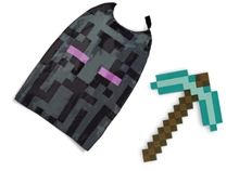 Minecraft Role Play set for kids - Pickaxe and Cape Set