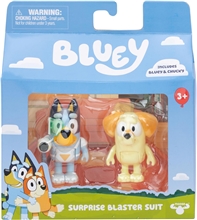 Bluey Figure 2-Pack - Surprise Blaster Suit	