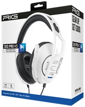 Nacon RIG 300 PRO HS, gaming headset for PS4 and PS5, white (PS4/PS5)