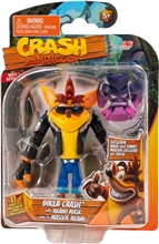Crash Bandicoot Action Figure: Biker Crash with Mask