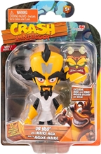 Crash Bandicoot Action Figure: Dr Neo Cortex with Mask