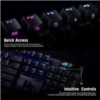 ASUS keyboard ROG STRIX SCOPE II X, mechanical, wired, ROG NX Snow V2, CZ/SK