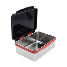 Marvel: Spiderman Black Board -  Stainless Steel Clamp Rectangular Sandwich Box (1100 ml)