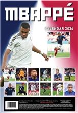 Kalendář 2026 - Fotbal: Mbappé (29,7 x 42 cm)
