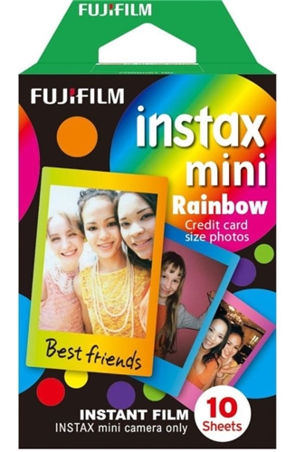 FujiFilm Instax Mini Rainbow Film - 10 Pieces