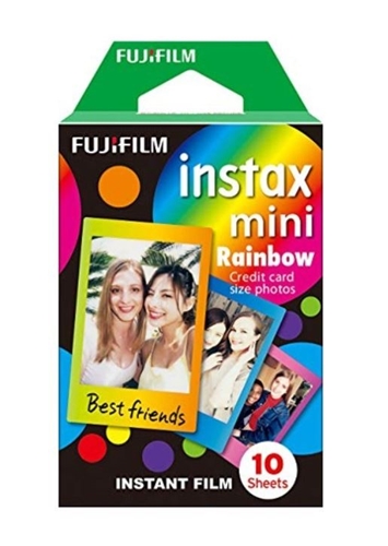 FujiFilm Instax Mini Rainbow Film - 10 Pieces