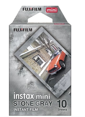 Fujifilm Instax Mini Stone Gray Instant Film - 10 Pieces