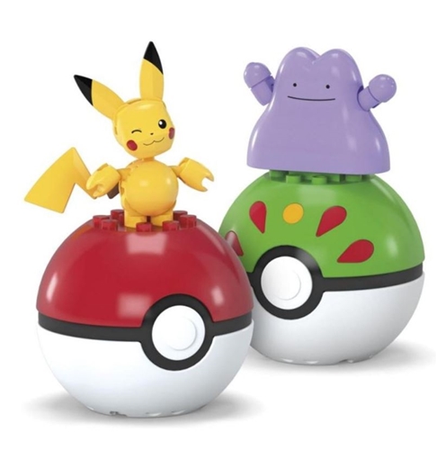 Mattel Mega Pokemon - Ditto & Pikachu Pokeballs