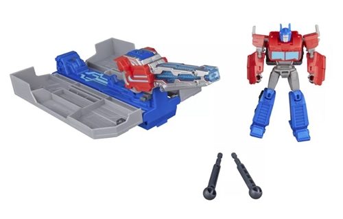 Hasbro Transformers Truck to Playset: Earthspark - Optimus Prime Battle Trailer (G0750)