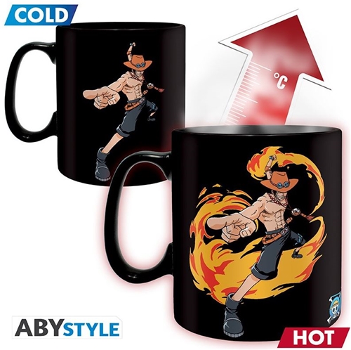Abysse One Piece - Luffy and Ace Heat Change Mug (460ml)