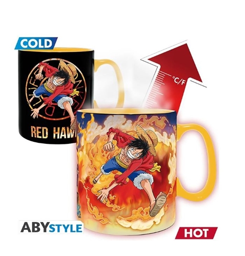 Abysse One Piece - Luffy & Sabo Heat Change Mug (460ml)