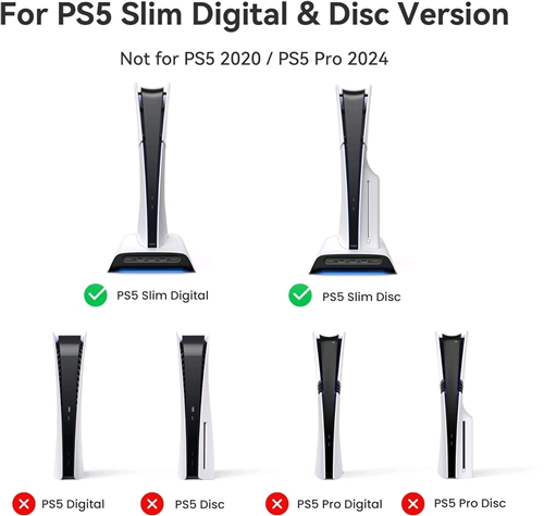 Kiwi Design D3 Cooling Station for PlayStation 5 Slim (PS5)