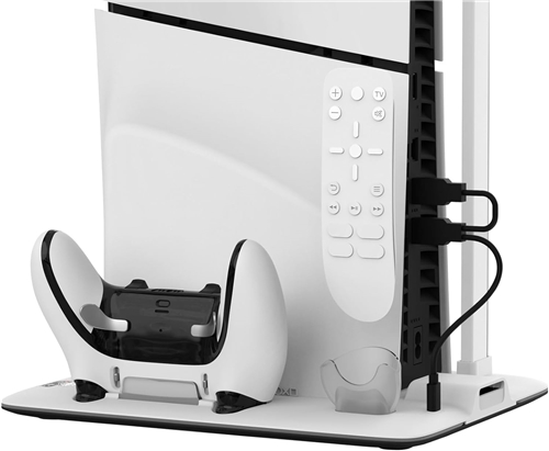 DLX+ LED Multi Function Charger Tower standard - Grey (PS5)