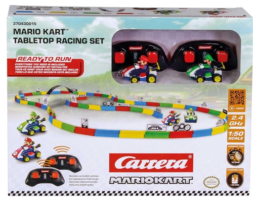 Carrera R/C Mario Kart : Mario & Luigi - 1:50 Tabletop Racing Set