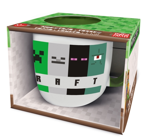 Minecraft Squared Pattern - Young Adult Ceramic Elite Mug In Gift Box