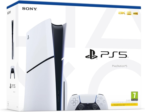 PlayStation 5 Slim + 3 Games + 3D Stand Bundle