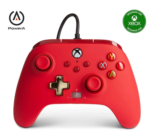 PowerA Wired Controller - Red (X1/XSX/PC)