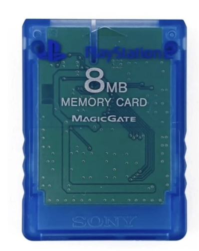 Memory Card 8MB Sony Blue (PS2) (BAZAR)