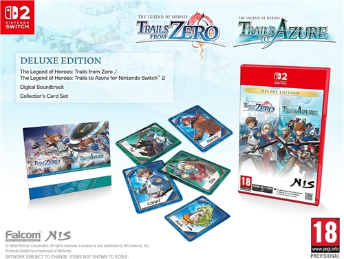 The Legend of Heroes: Trails from Zero / The Legend of Heroes: Trails to Azure - Deluxe Edition (Game-Key Card) (SWITCH 2)